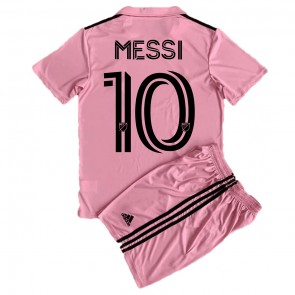 Inter Miami Lionel Messi #10 Domaci Dres za Dječji 2023-24 Kratak Rukavima (+ kratke hlače)